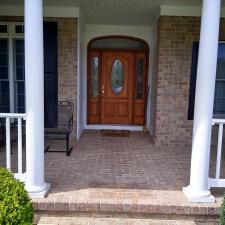 Mold and Algae Removal from Brick in Earlysville, VA 5